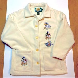 Vintage Cabela’s for Women Embroidered Sherpa Button up Sweater Barn Coat Size M